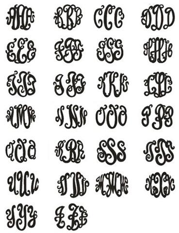 Sterling Silver Monogram Cuff Bracelet