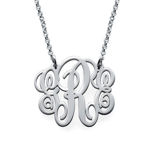 Monogram Sterling Silver Jewelry