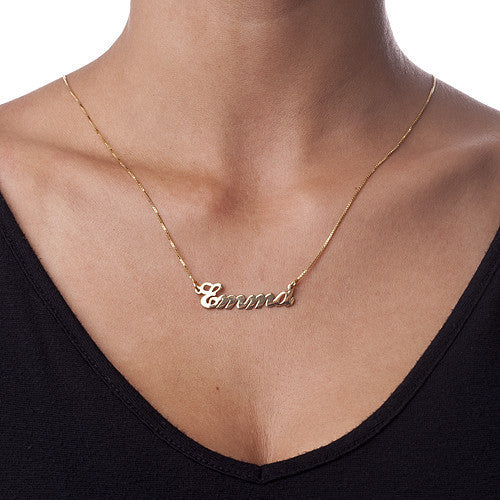 Classic Nameplate Necklace Apparel & Accessories > Jewelry > Necklaces - 2