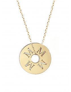 Personalized Initial Token Necklace by Miriam Merenfeld Apparel & Accessories > Jewelry > Necklaces - 1