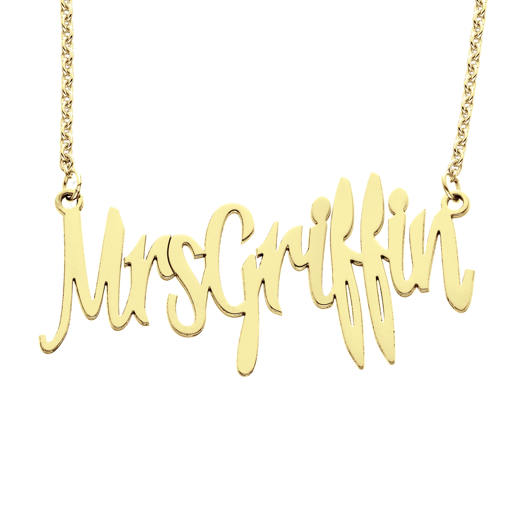 Personalized Mrs Necklace Apparel & Accessories > Jewelry > Necklaces - 1
