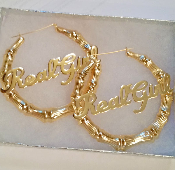 Extra Large Name Earrings