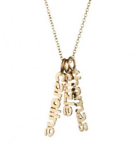 Hanging Name Game Charms