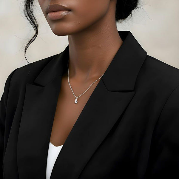 Lowercase Initial Necklace 4