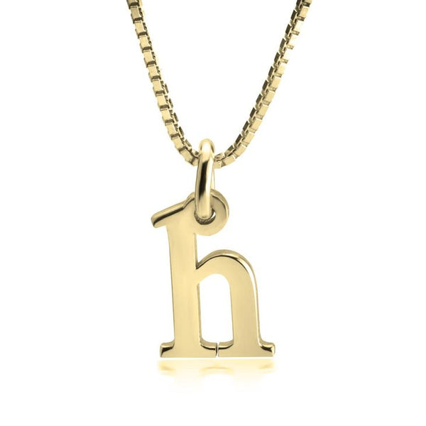 Lowercase Initial Necklace 7