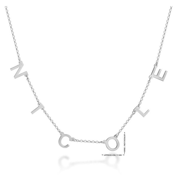 Dangling Initial Necklace2
