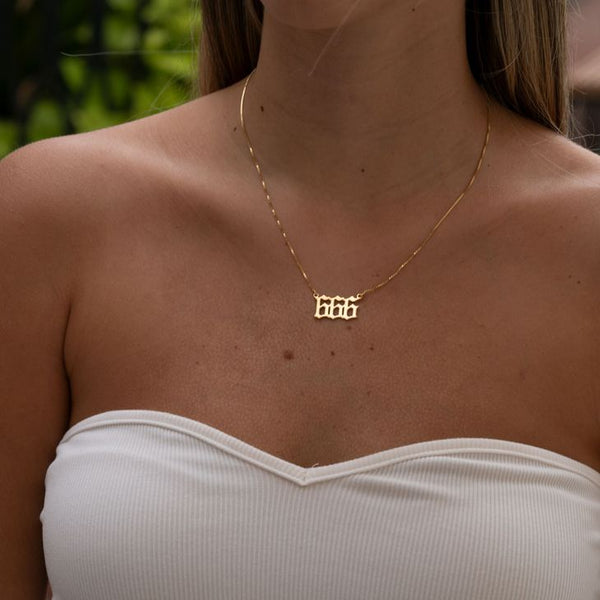 Angel Number Necklace 2