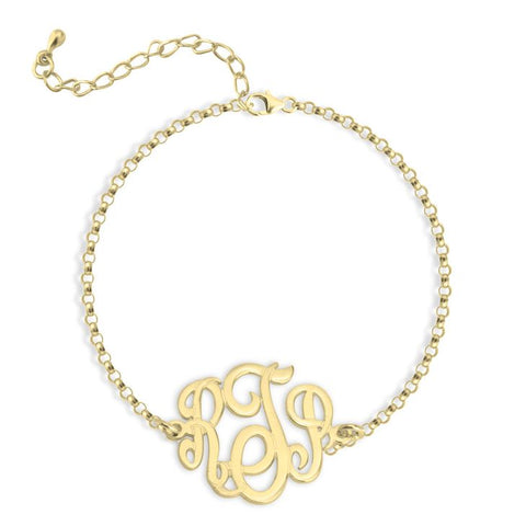 Script Monogram Bracelet