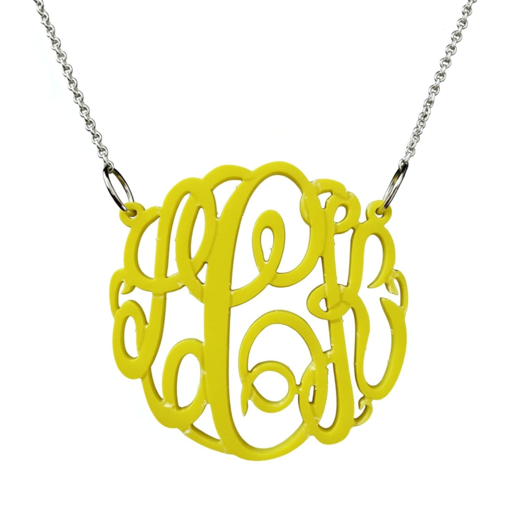 Acrylic Big Slim Necklace by Purple Mermaid Designs Apparel & Accessories > Jewelry > Necklaces - 1