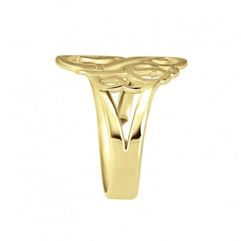 Classic Monogram Ring side view