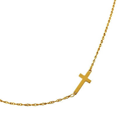 sideways cross
