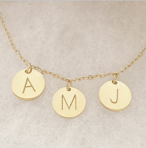 Kate Middleton Initial Necklace
