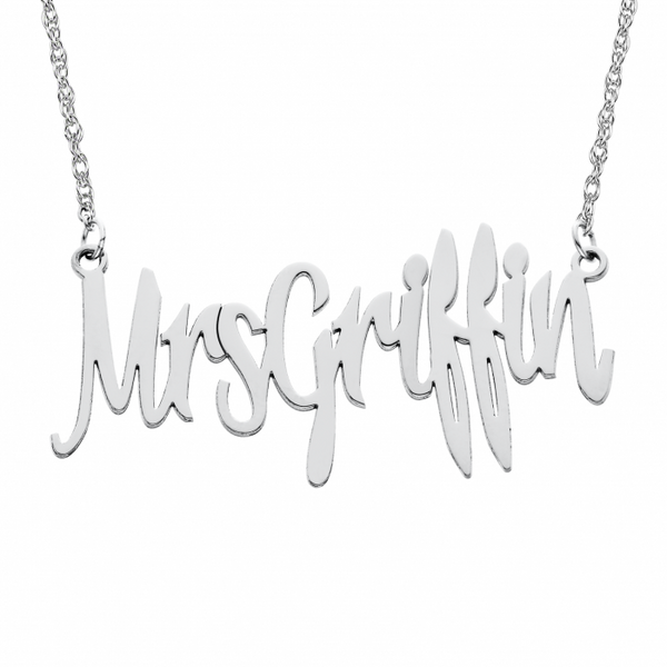 Personalized Mrs Necklace Apparel & Accessories > Jewelry > Necklaces - 2