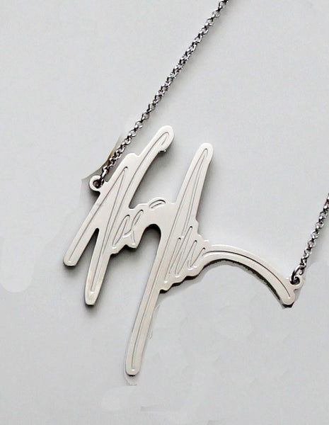 Your Signature Name Necklace by Purple Mermaid Designs Apparel & Accessories > Jewelry > Necklaces - 2