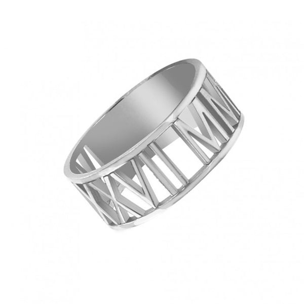 Roman Numeral Ring Apparel & Accessories > Jewelry > Rings - 2