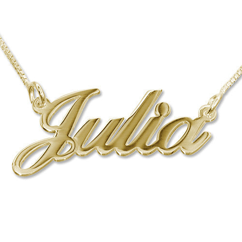 Classic Nameplate Necklace Apparel & Accessories > Jewelry > Necklaces - 1