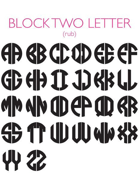 Acrylic Block Monogram Key Chain by Moon and Lola Apparel & Accessories > Handbag & Wallet Accessories > Keychains - 4