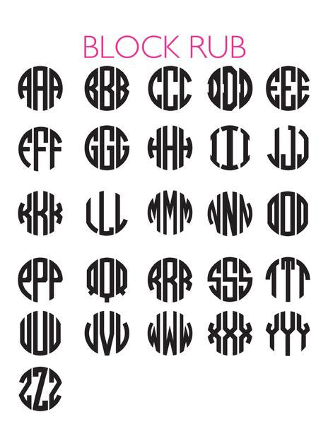 Acrylic Block Monogram Key Chain by Moon and Lola Apparel & Accessories > Handbag & Wallet Accessories > Keychains - 3