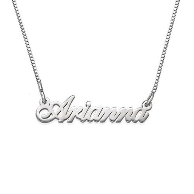 Sterling Silver Mini Name Necklace - Extra Strength Apparel & Accessories > Jewelry > Necklaces - 1