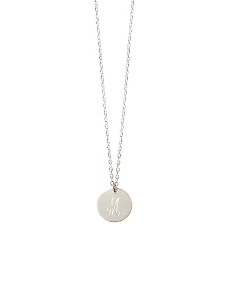 Miriam Merenfeld Initial Disc Necklace Apparel & Accessories > Jewelry > Necklaces - 8