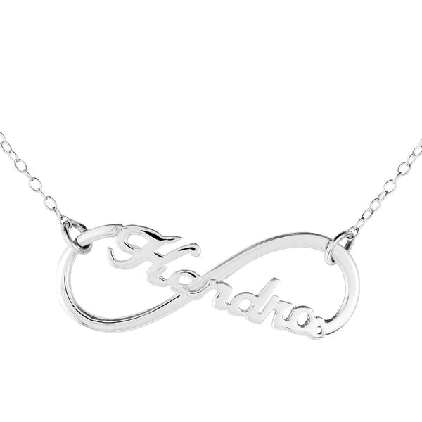 Infinity  Name Necklace by Purple Mermaid Designs Apparel & Accessories > Jewelry > Necklaces - 3