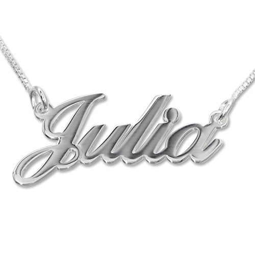 Classic Nameplate Necklace Apparel & Accessories > Jewelry > Necklaces - 3