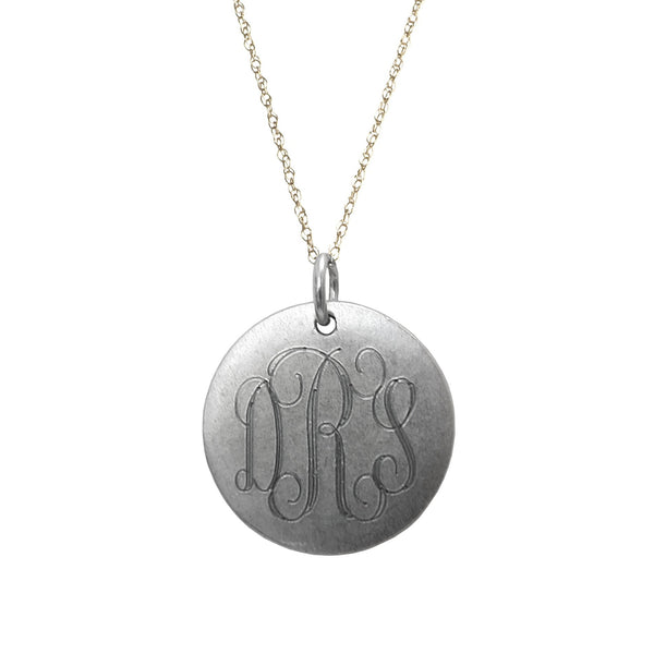 Medium  Monogram Necklace