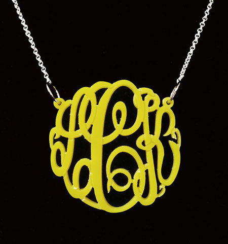 Acrylic Big Slim Necklace by Purple Mermaid Designs Apparel & Accessories > Jewelry > Necklaces - 2