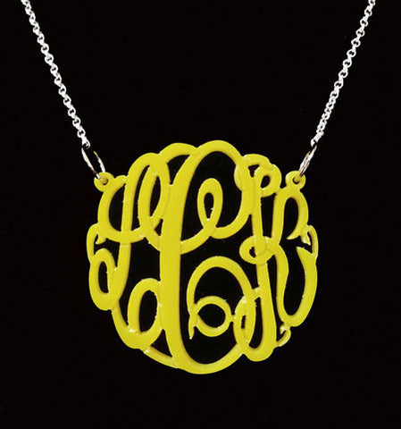 Acrylic Big Slim Necklace by Purple Mermaid Designs Apparel & Accessories > Jewelry > Necklaces - 1