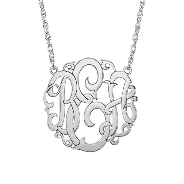Vine Monogram Necklace-Alison and Ivy Apparel & Accessories > Jewelry > Necklaces - 2