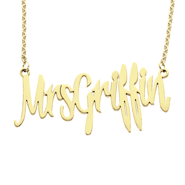 Personalized Mrs Necklace Apparel & Accessories > Jewelry > Necklaces - 1