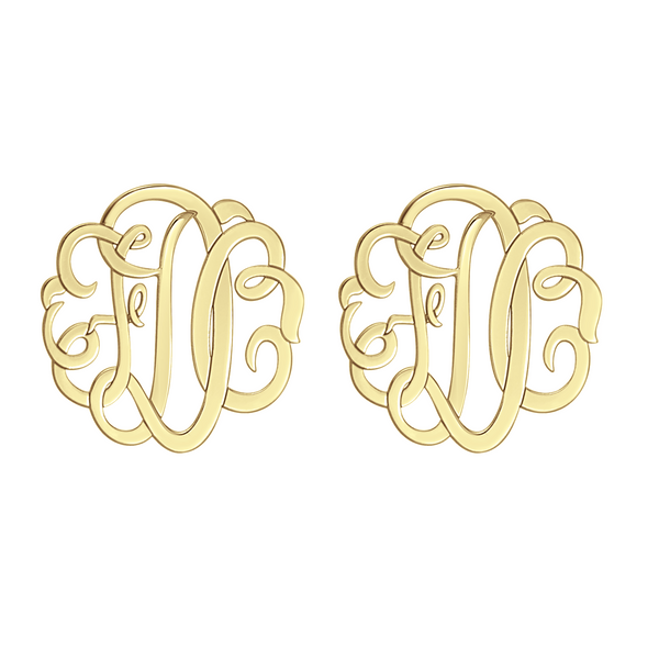 Classic Monogram Stud Earrings Apparel & Accessories > Jewelry > Earrings - 1