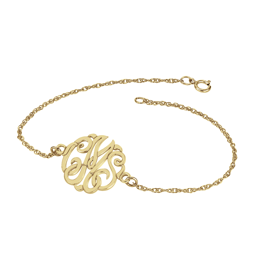 Classic monogram hotsell initial bracelet