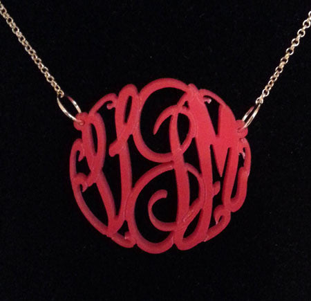 Acrylic Big Slim Necklace by Purple Mermaid Designs Apparel & Accessories > Jewelry > Necklaces - 3