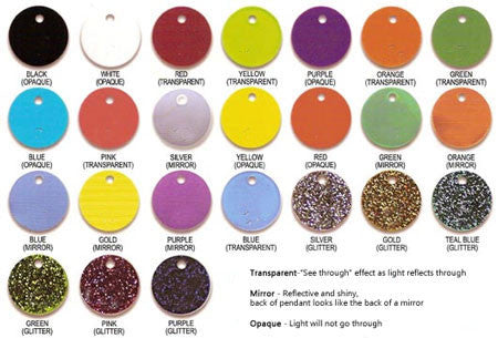 Acrylic Monogram Necklace by Purple Mermaid Designs Apparel & Accessories > Jewelry > Necklaces - 3