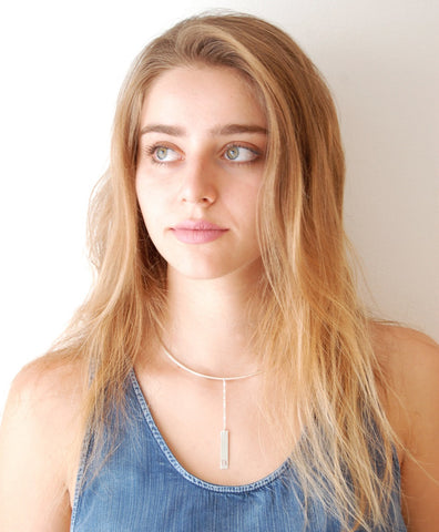 Personalized Bar Initial Choker Necklace Apparel & Accessories > Jewelry > Necklaces - 1