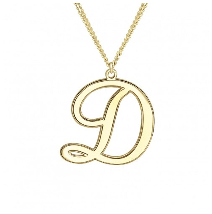 18k Gold Plated Square Box Chain Necklace Men Initial - Temu