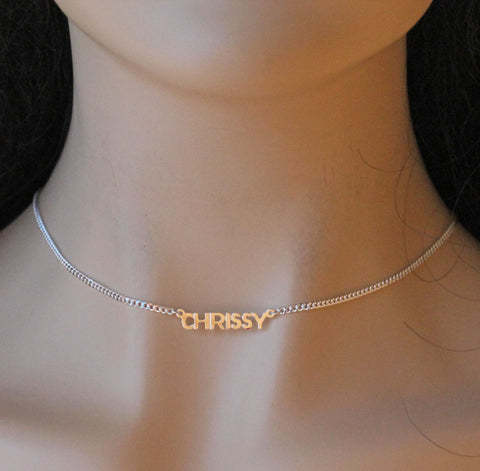Petite Block Name Necklace 4