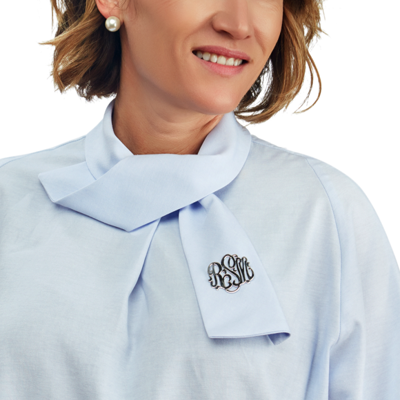 Moon and Lola Monogram Brooch 3