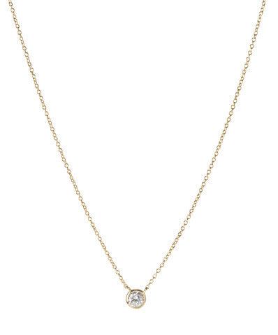 Moon and Lola Gold Filled Cutout Mini Monogram Necklace Apparel & Accessories > Jewelry > Necklaces - 3