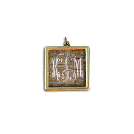 Antiqued 14K Gold Filled Engraved Square Necklace Apparel & Accessories > Jewelry > Necklaces - 4